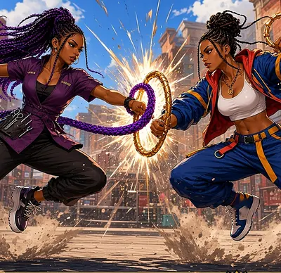 Inside issue #1: Keisha and Shaniqua clash on the court