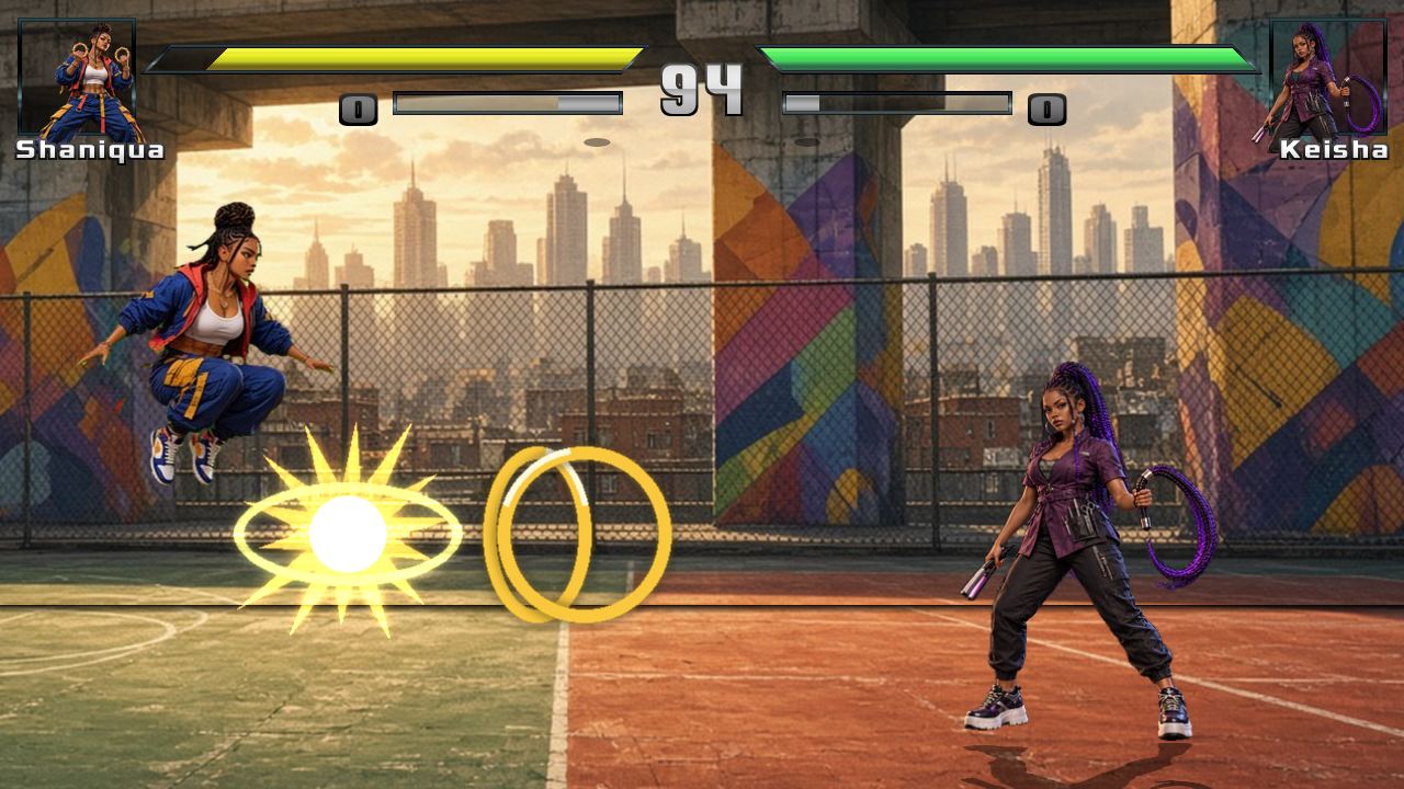 Overpass Court stage, in-game screenshot